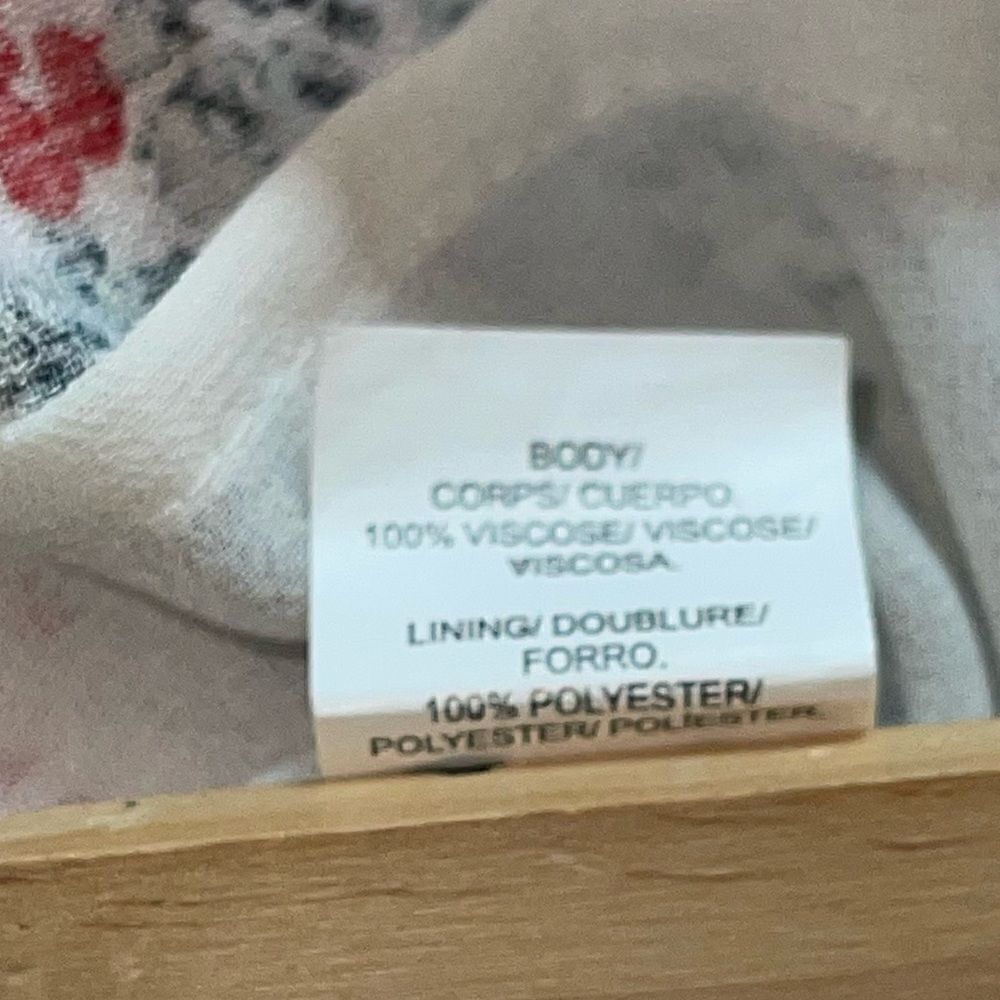 Lucky Brand Sleeveless V Neck Red Pink Floral Print Maxi Dress Size Medium - Picture 8 of 12